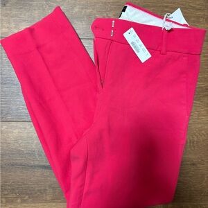 J. Crew Cameron Pants, Hot Pink, size 8